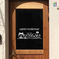 สติ๊กเกอร์ติดกระจก HAPPY EVERYDAY รูปสุนัข รูปหมา dog แต่งร้านสัตว์เลี้ยง ร้านตัดขน ตกแต่งบ้าน สติกเกอร์แต่งร้าน สติกเกอร์ไดคัท สติ๊กเกอร์ G0387