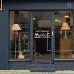 สติ๊กเกอร์ติดกระจก HAPPY EVERYDAY รูปสุนัข รูปหมา dog แต่งร้านสัตว์เลี้ยง ร้านตัดขน ตกแต่งบ้าน สติกเกอร์แต่งร้าน สติกเกอร์ไดคัท สติ๊กเกอร์ G0387