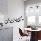 สติ๊กเกอร์ติดกระจก รูปแมว cat แต่งร้านสัตว์เลี้ยง ร้านตัดขน ตกแต่งบ้าน สติกเกอร์แต่งร้าน สติกเกอร์ไดคัท สติ๊กเกอร์ G0394