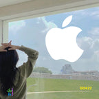 สติ๊กเกอร์ติดกระจก รูปแอปเปิ้ล apple ตกแต่งบ้าน แต่งร้านมือถือ สติกเกอร์ไดคัท สติ๊กเกอร์ G0422
